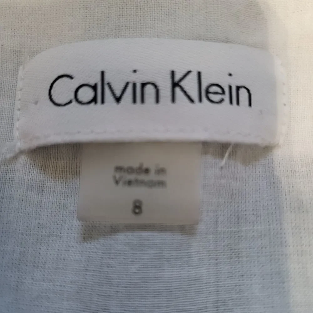 Calvin Klein A Line Plaid Dress - Picture 3 of 3